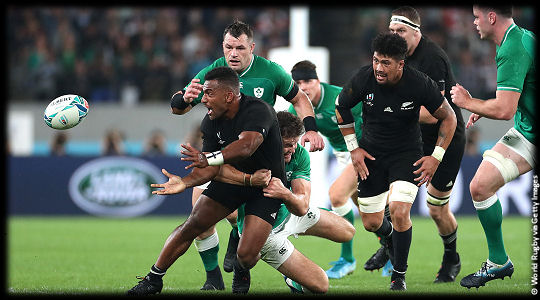 New Zealand v Ireland QF2 Sevu Reece magic RWC2019